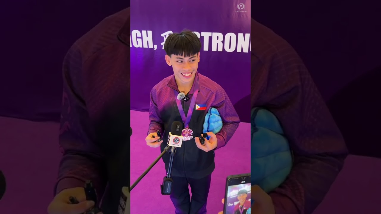 Eldrew Yulo beams with pride after junior world championships