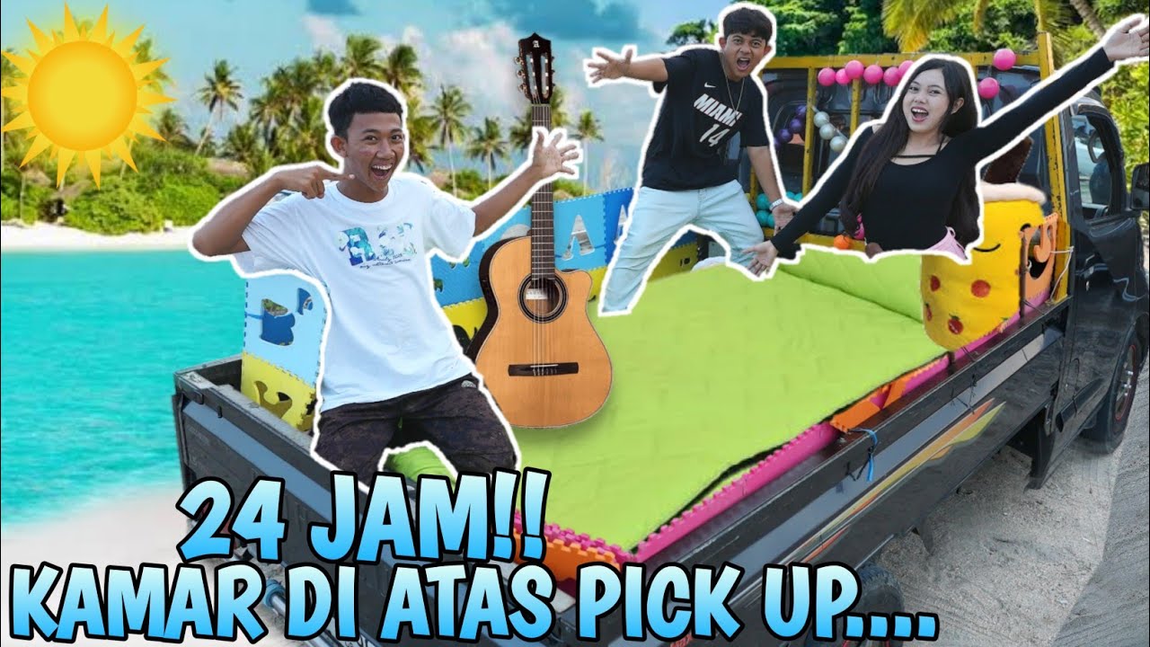 WOW!! PERTAMA KALI KITA RUBAH MOBIL PICK UP MENJADI KAMAR SELAMA 24 JAM!😱 | Mikael TubeHD