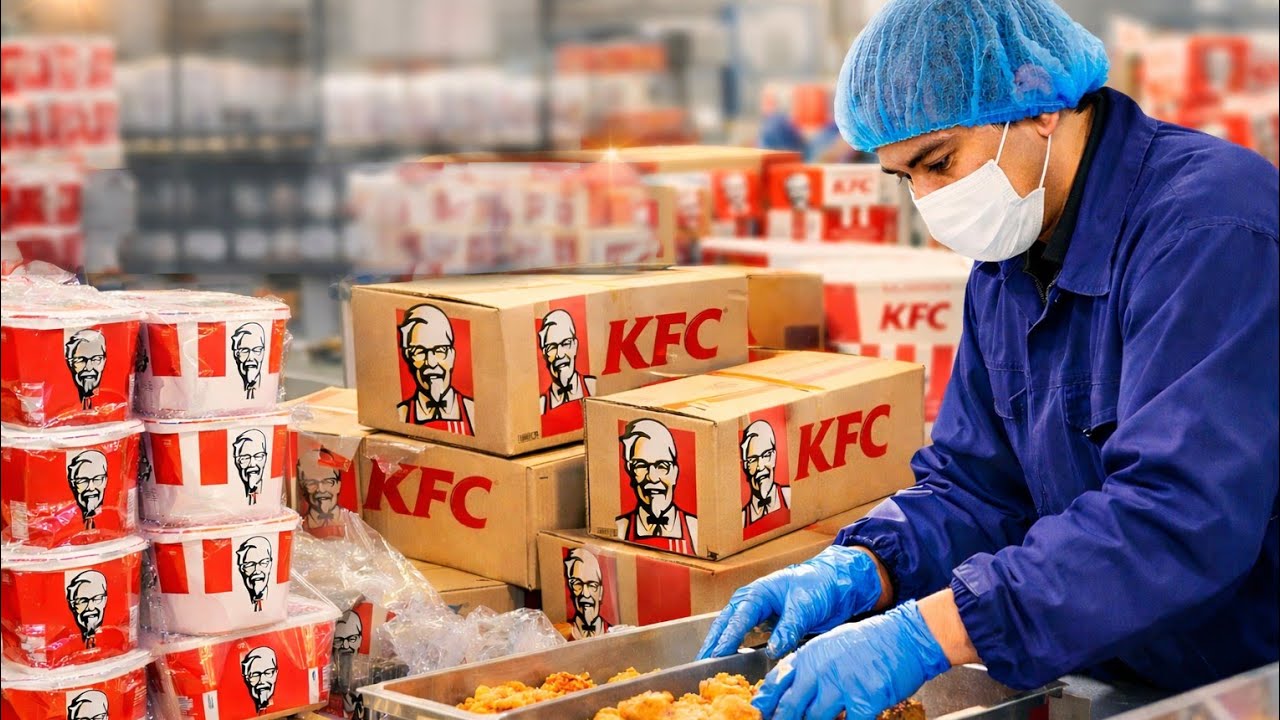 Inside the KFC Factory – Full Process How Million-Dollar KFC Chicken Is Made