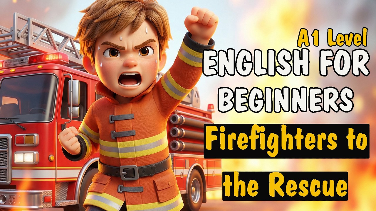Firefighters to the Rescue | SLOW ENGLISH | English Listening Practice for Beginners A1 Level