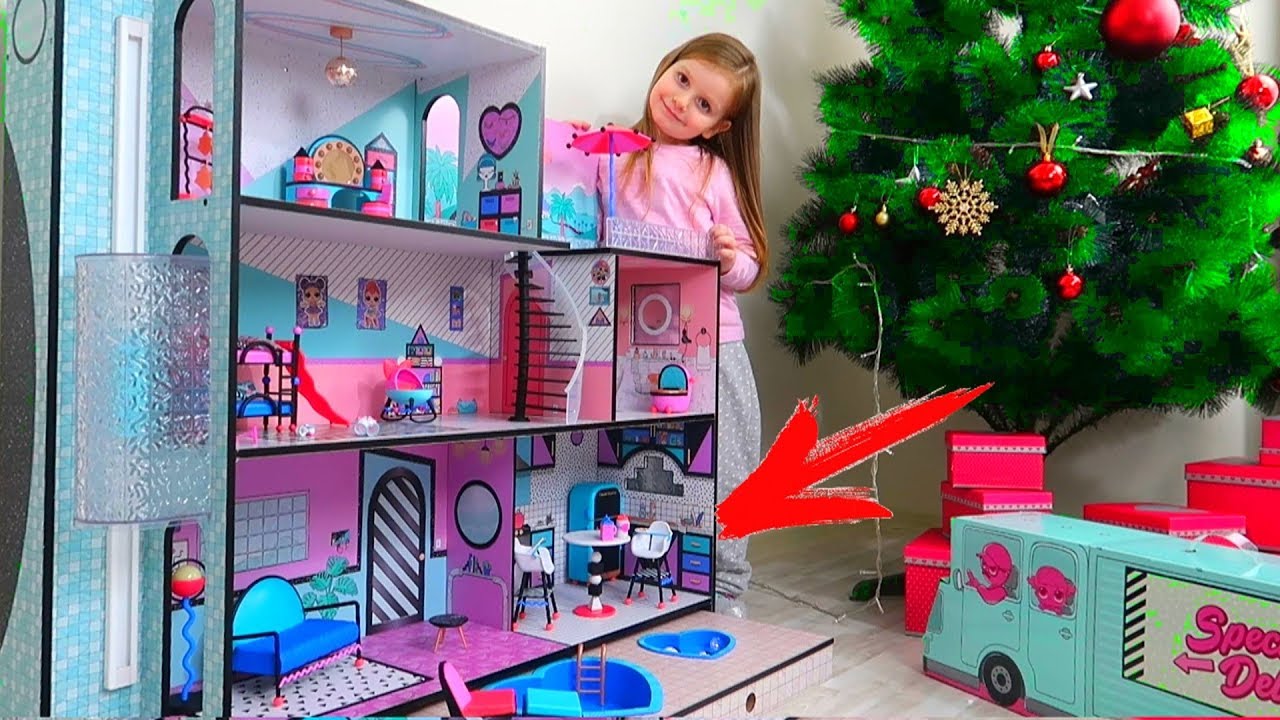 Cadoul de ZIUA Sarei LOL Dolls Surprise House | Desfacem Casuta LOL Surprise