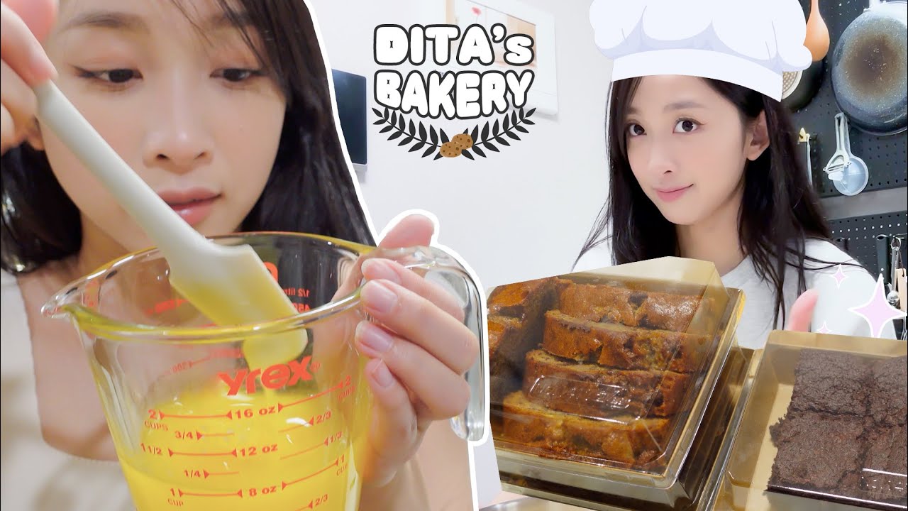 [DITA B-LOG] DITA's Bakery OPEN!👩🏻‍🏭🥖🍞🍪 | (ENG SUB)
