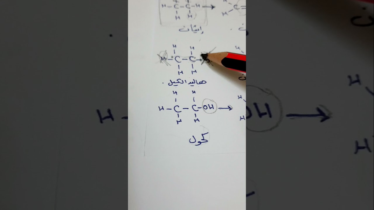 تفاعلات  اخرى للمركبات العضويه كيمياء٣ (الملخص في الوصف )