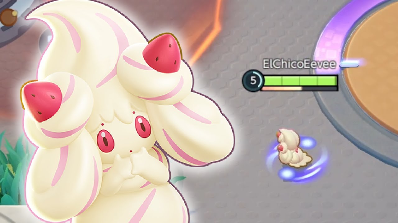 ALCREMIE NEW SUPPORT GAMEPLAY - Pokémon UNITE