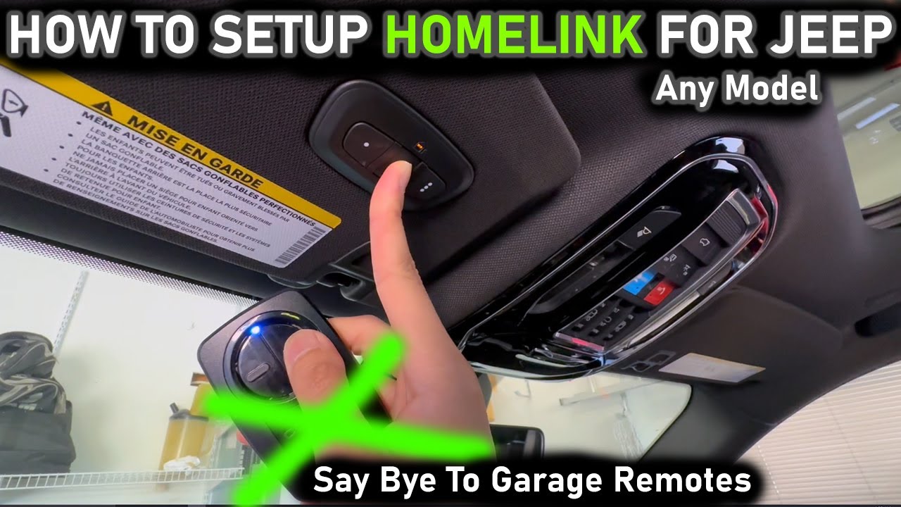 КАК НАСТРОИТЬ HOMELINK НА ЛЮБОМ JEEP — ПРОСТОЕ ПОШАГОВОЕ РУКОВОДСТВО