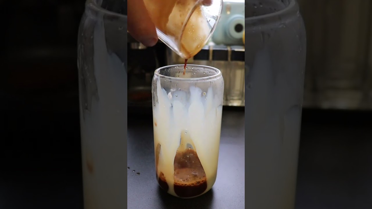 Making a Sweetened Condensed Milk Latte For one