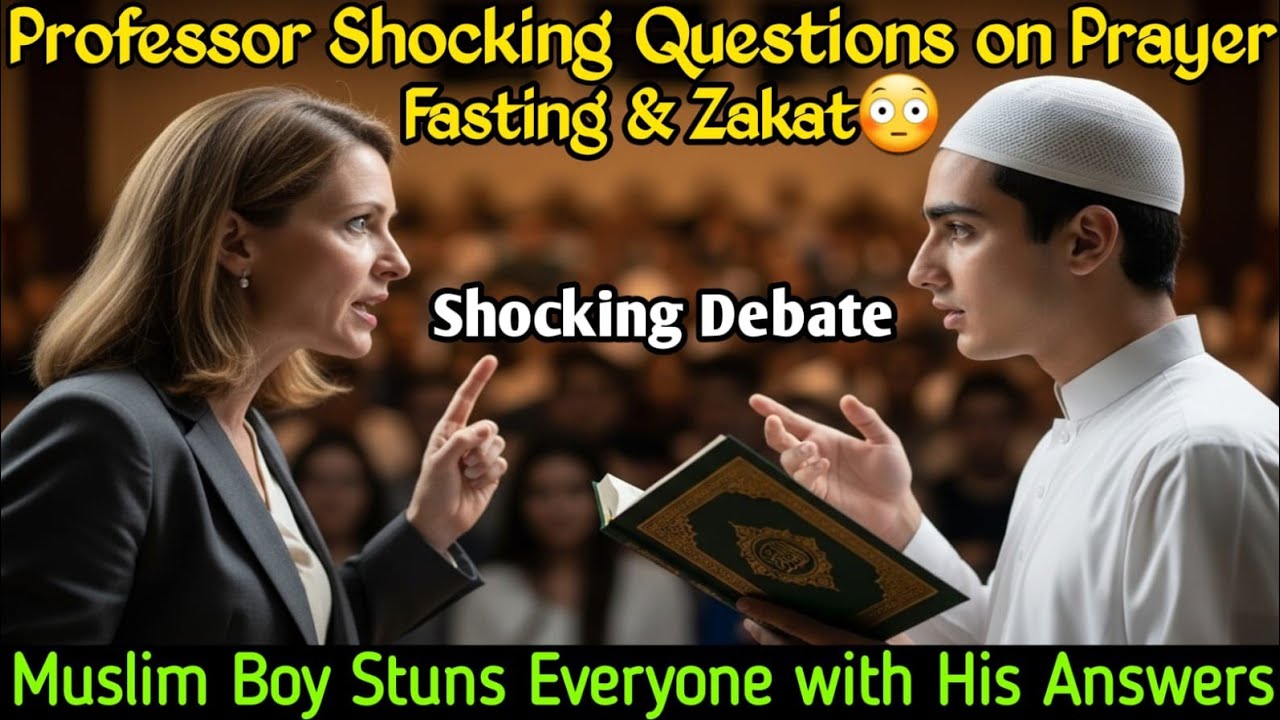 A Professor Questioned Ramadan in a University Debate… But a Young Muslim’s Answer Silenced the Room