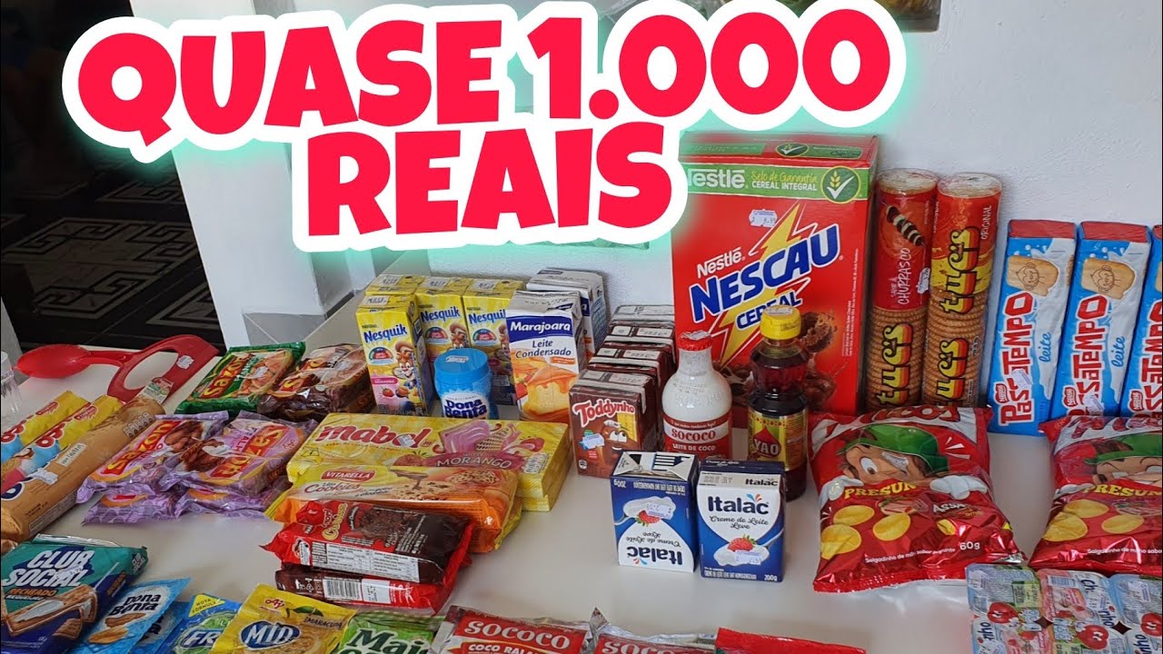 A MAIOR COMPRA DO MÊS QUE JÁ FIZEMOS(glória  a Deus)