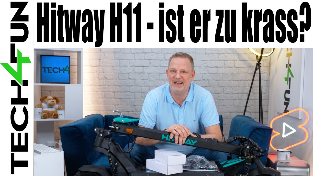 Hitway H11 E-Scooter | Wer braucht 3.200 Watt Peak? | XL Praxistest