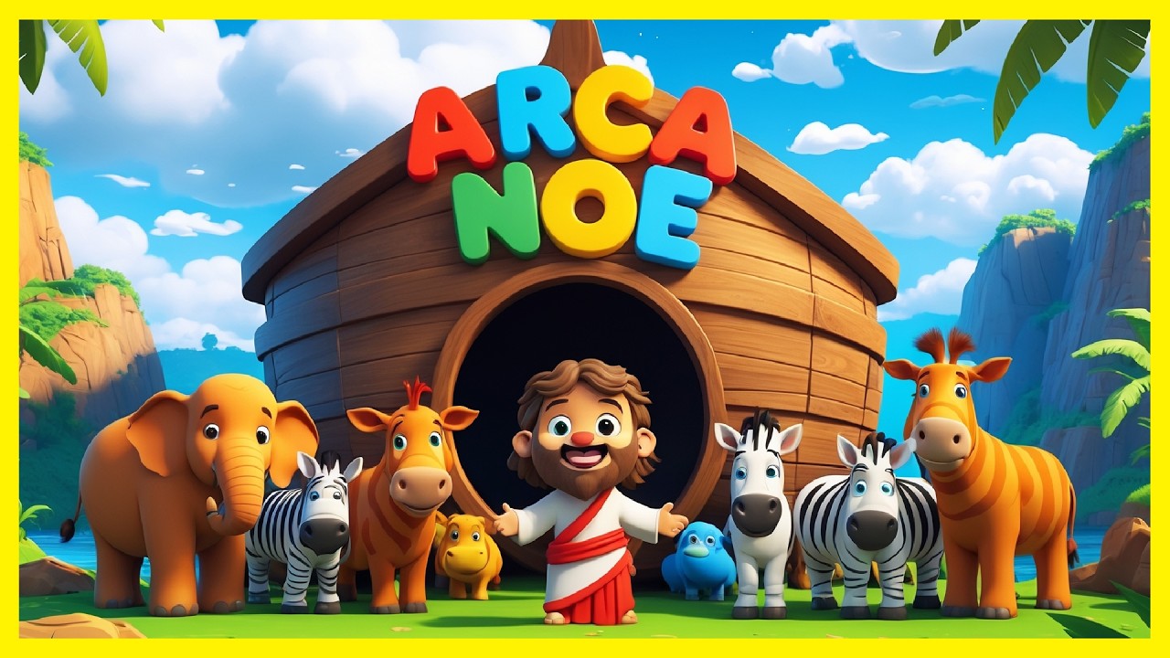 Arca de Noé e Muito Mais! Seleção Louvor Gospel Infantil Animadas pra Pular e Dançar!