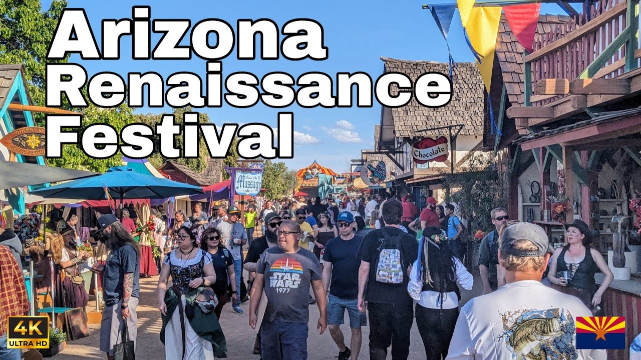 Phoenix Arizona RENAISSANCE FESTIVAL 4K Walking Tour