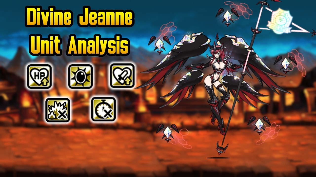 Divine Headmistress Jeanne Analysis - The Battle Cats (Version 15.2)