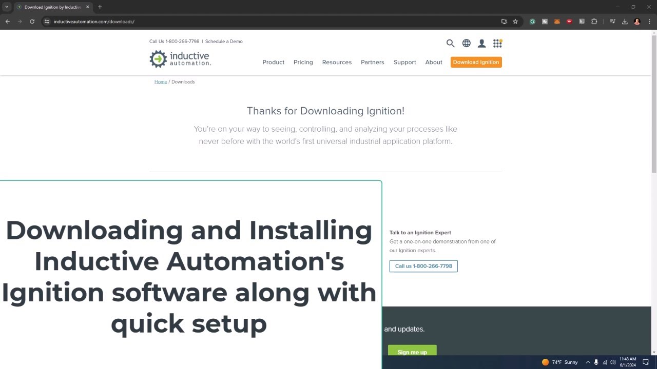 Inductive Automation's Ignition Software install And Setup