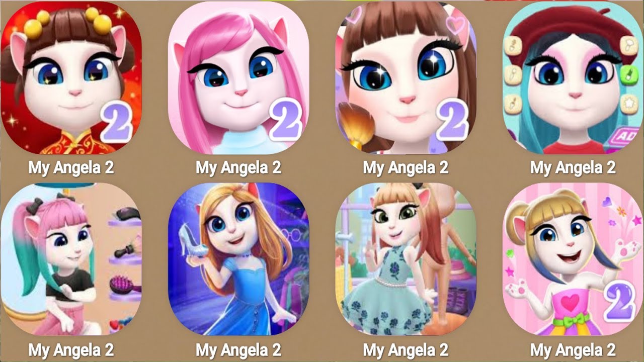 My Talking Angela Explore the secret house and ist dances Angela 2...