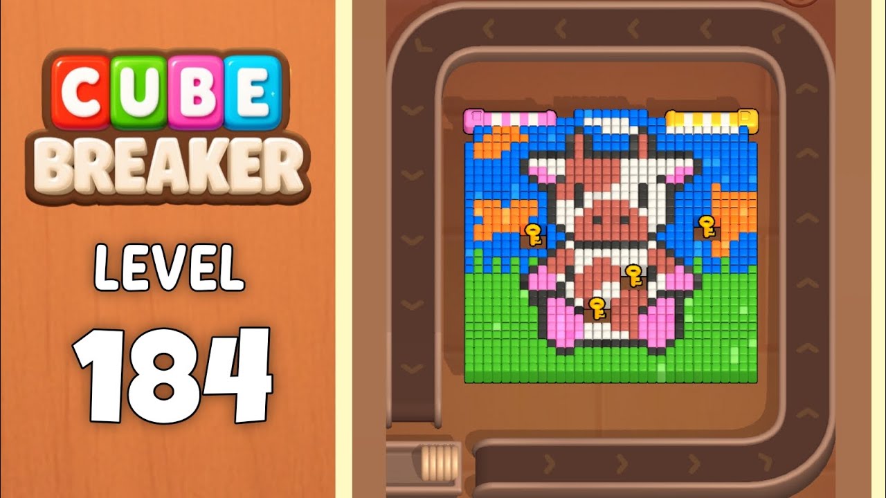 Color Cube Breaker level 184 solution