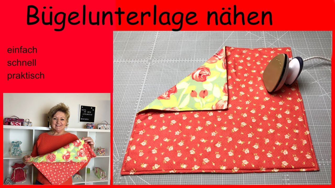 Bügelunterlage für den Tisch ganz einfach nähen