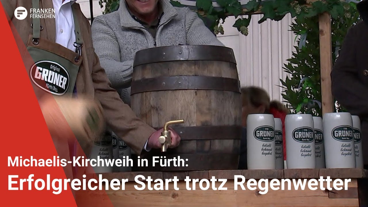 Michaelis-Kirchweih: Erfolgreicher Start trotz Regenwetter