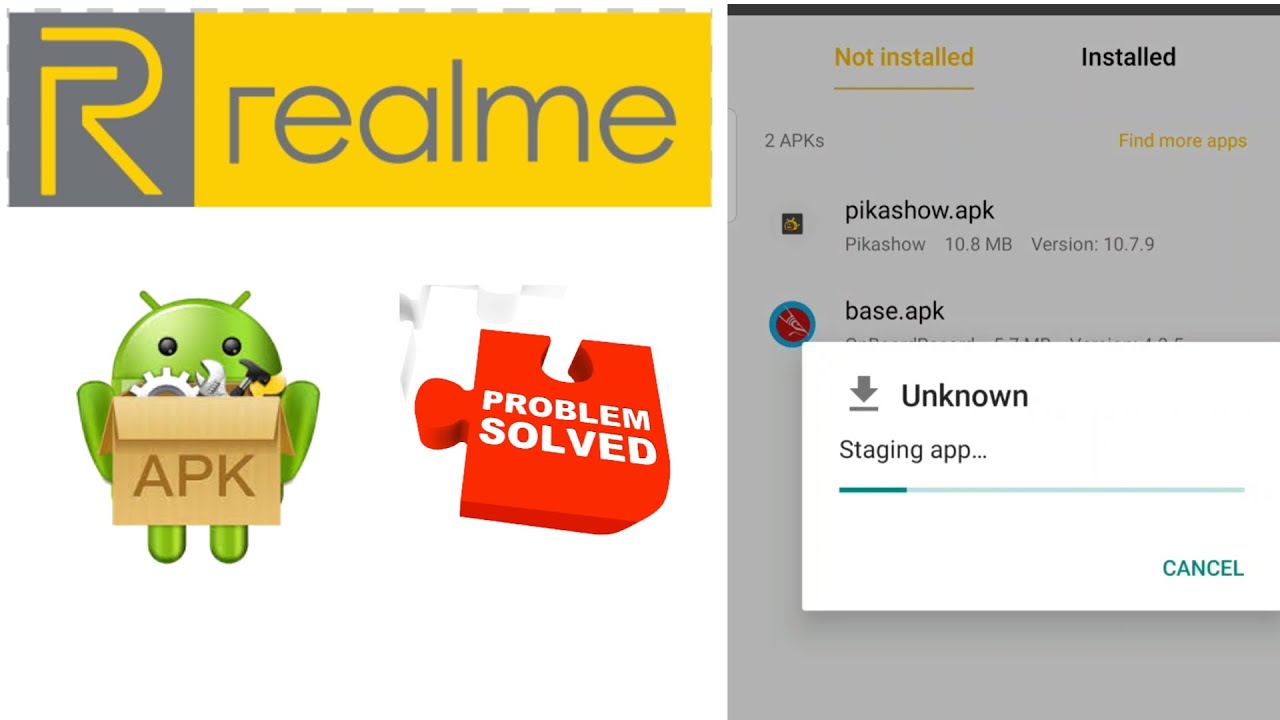 Проблема с установкой APK-файлов || Проблема установки Realme APK