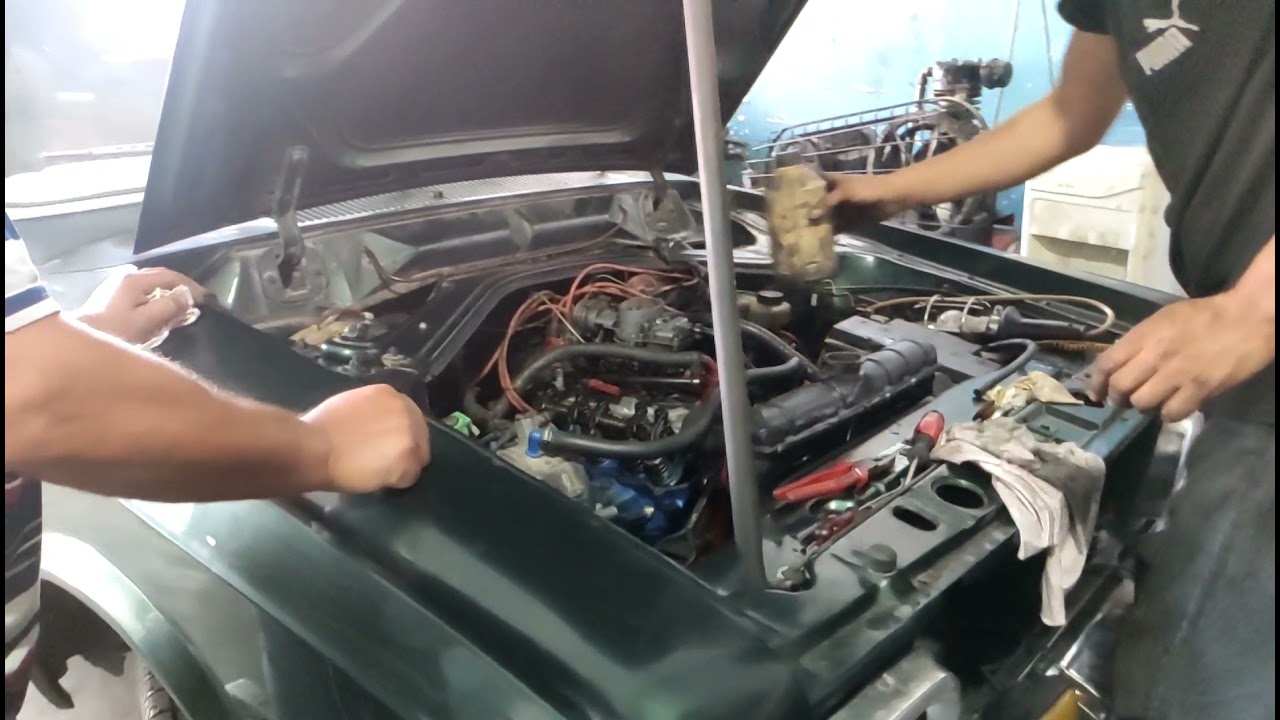 1971 Ford Taunus 2.3 V6 23M coupe yeni motor (New engine)