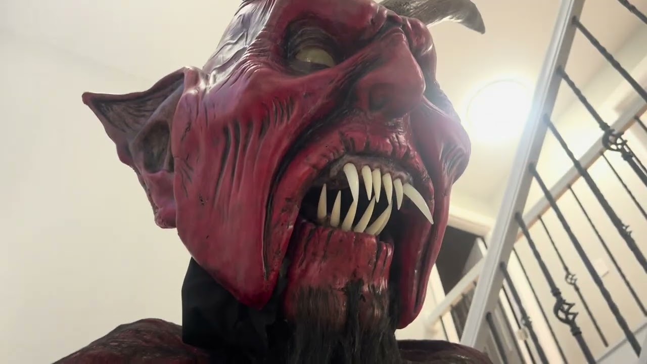 Gore galore giant demon costume review and demo! 