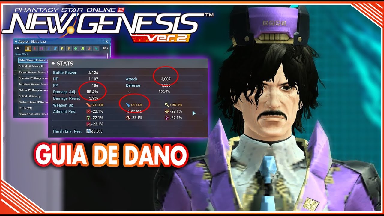 Guia de DANO! Potency, Potency Floor e Critico! | PSO2NGS
