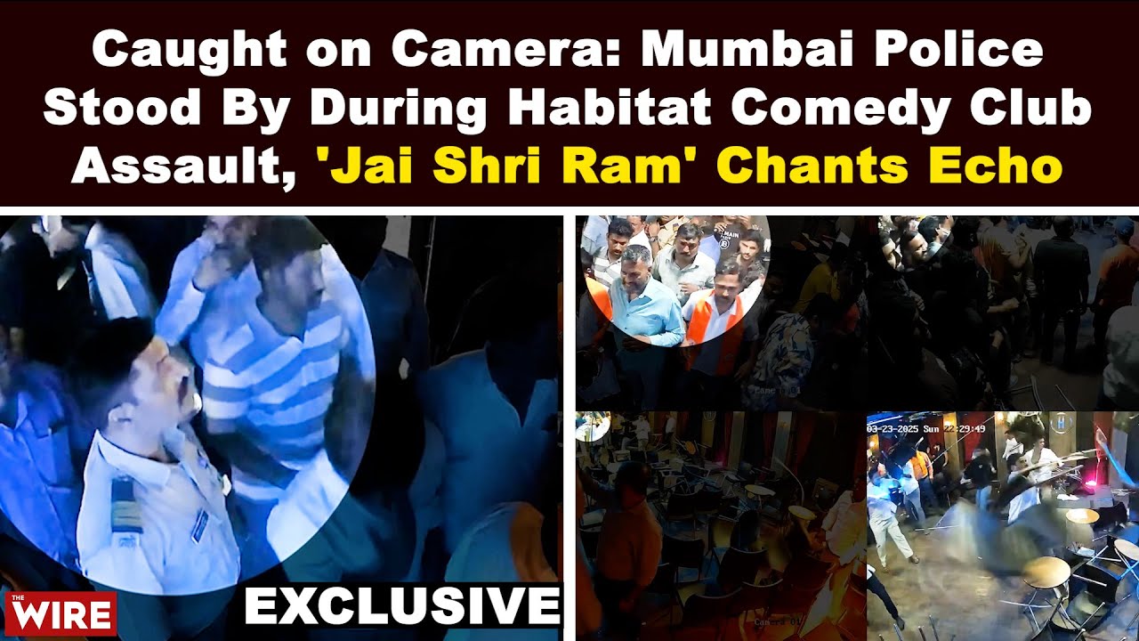 Kunal Kamra Row: How Cops Stood Watching Shiv Sena Mob Ransack Habitat Club