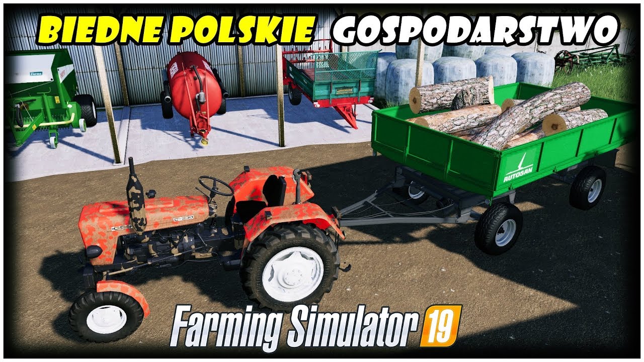 🚜 BIEDNE POLSKIE GOSPODARSTWO ㋡ Wycinka drzew pod nową oborę + oprysk ❗ #4
