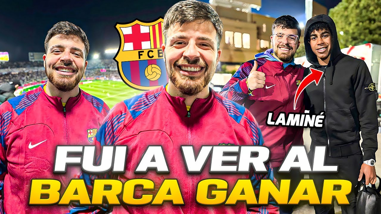 BARCELONA CLASIFICÓ A CUARTOS: FUI POR PRIMERA VEZ A VER UN PARTIDO DE CHAMPIONS LEAGUE. VLOG ÉPICO!