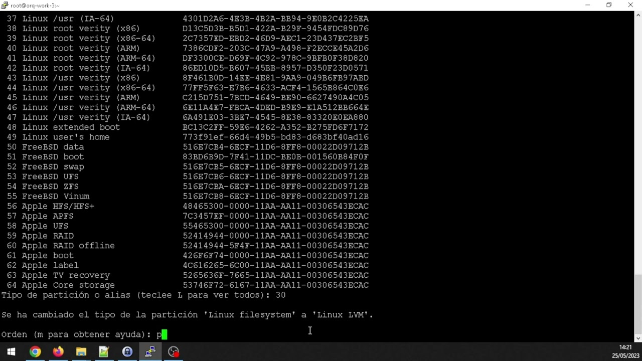 Ampliar una partición XFS basado en LVM (después de expandir un disco duro virtual vmdk) en CentOS 9