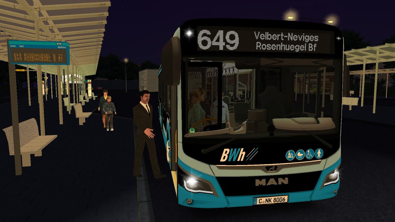 OMSI 2 - MAN Stadtbus New Lion's City 12C // Velbert - Route 649