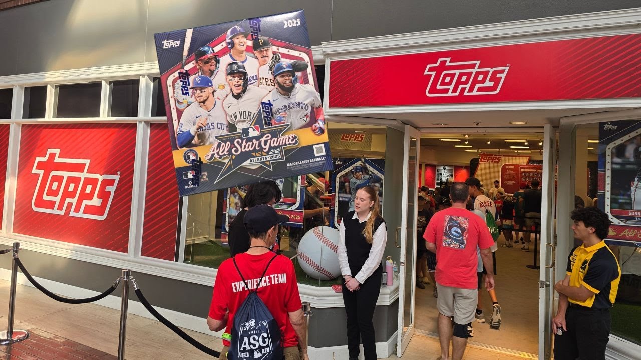 Live From Atlanta All Star Game Village 2025 Topps All Star Game Mega BOX