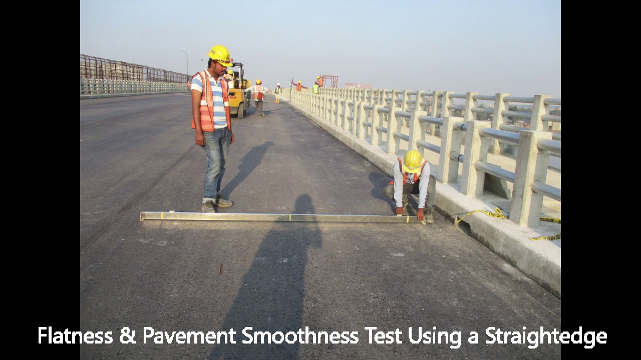 Flatness & Pavement Smoothness Using a Straightedge