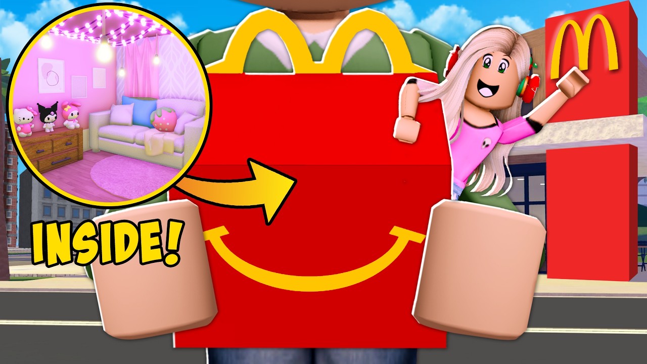 Я построил СЕКРЕТНЫЙ крошечный дом в Макдоналдсе! (Roblox)