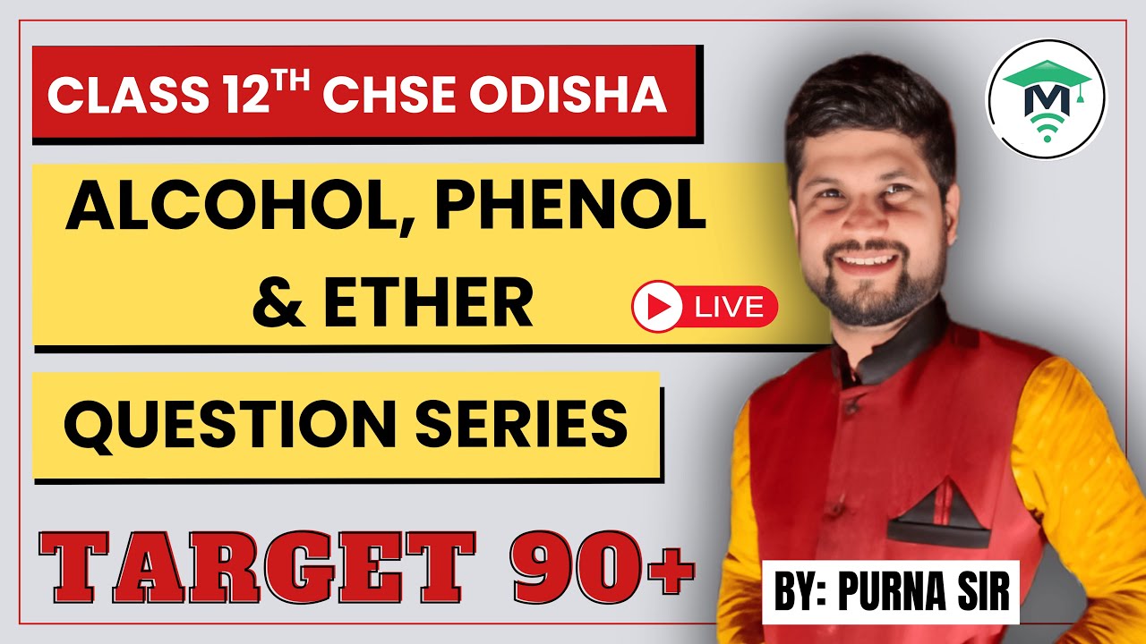 Alcohols, Phenols & Ethers Important Questions | Class 12 Chemistry CHSE Odisha | MatSciOdia