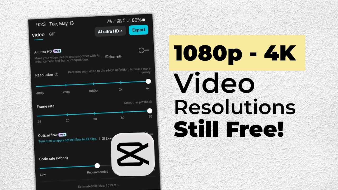 How to Export 1080p - 4K Videos in CapCut for Free Without Pro and Paying