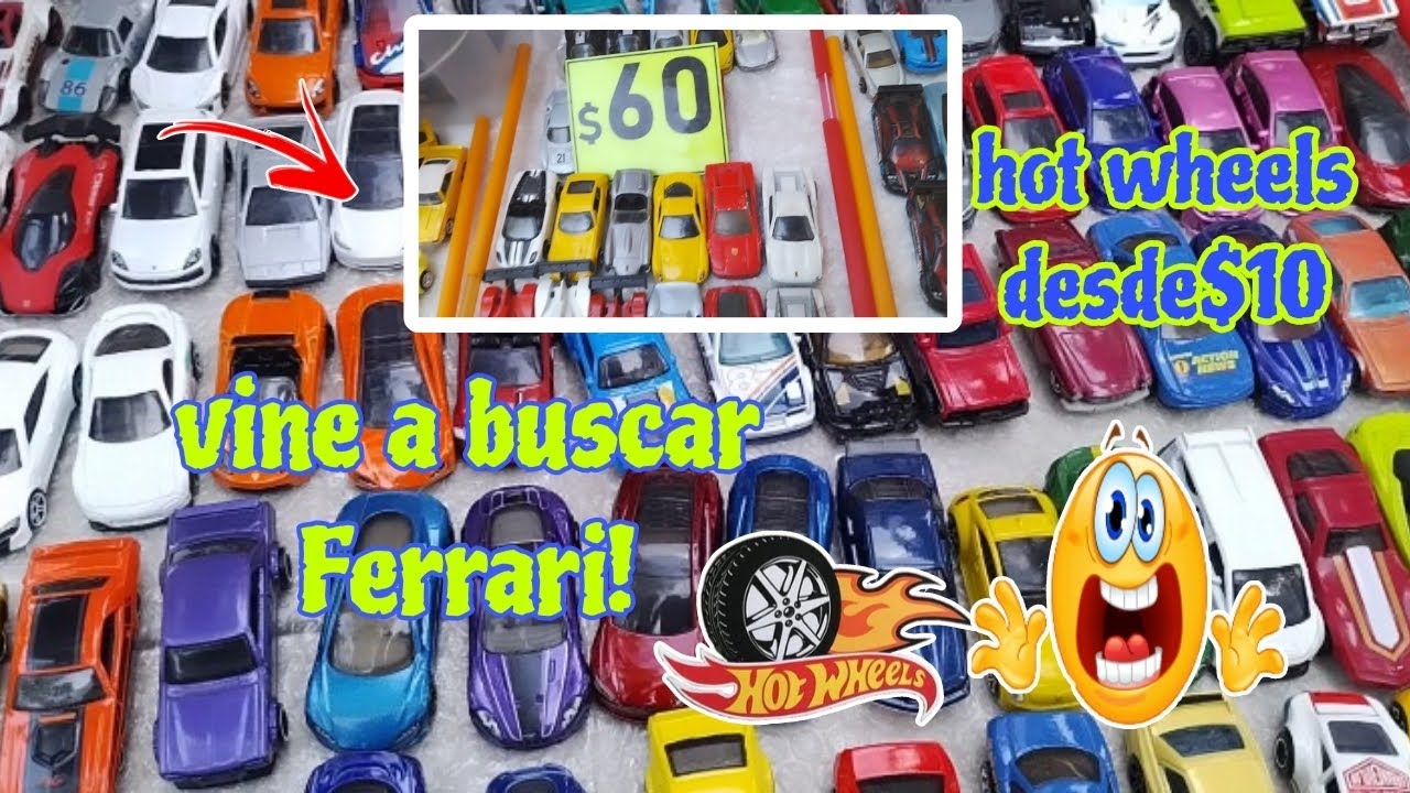 Vine a balderas tempranito en busca de Ferraris sobre todo uno en especial Hot wheels desde $10