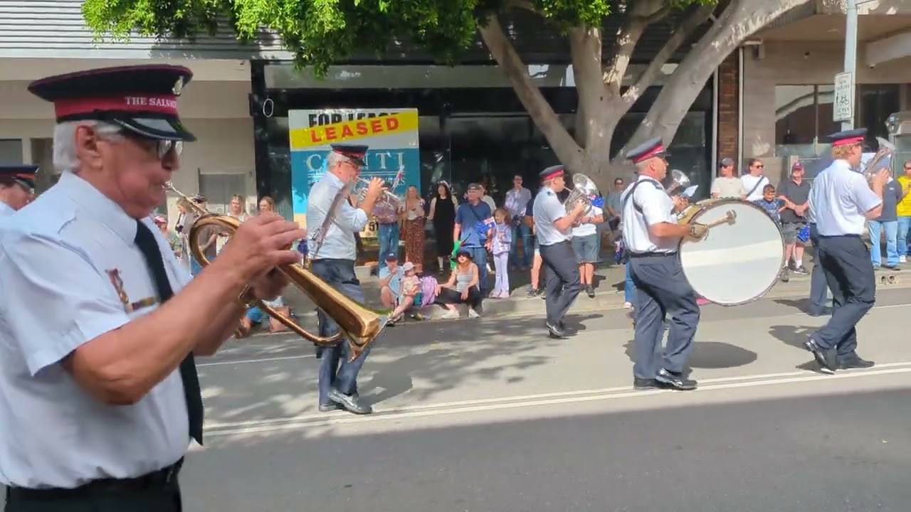 Wollongong Salvos at Anzac Day parade
