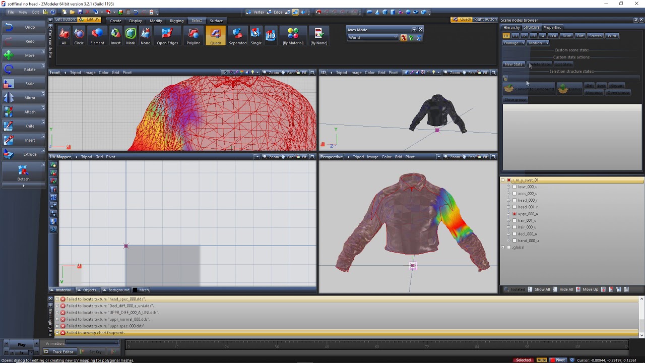 ZModeler Tutorial GTA V: Ped Bloodmapping