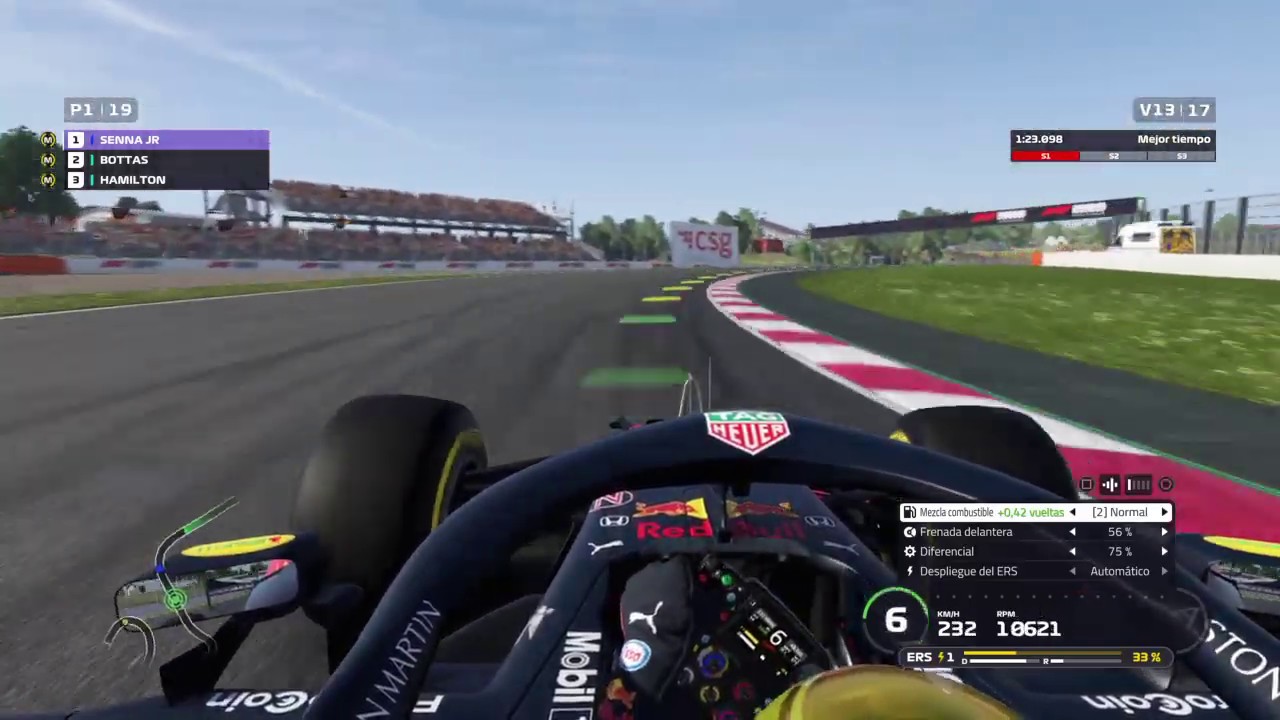 F1 2019 CAREER MODE | AYRTON SENNA JUNIOR - RED BULL | SPAIN 🇪🇸 | THE FIRST VICTORY IN F1!