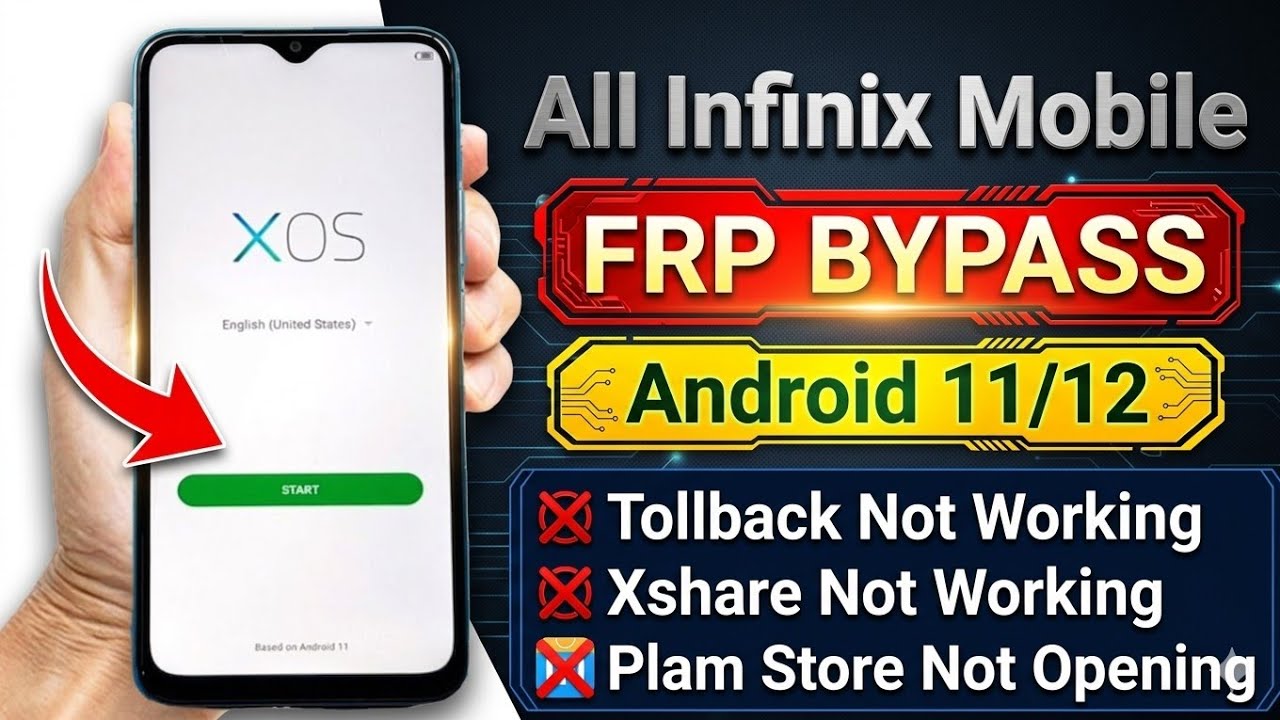 All Infinix Android 11/12 FRP Bypass 2025 | X688B/X657B/X6611B | Google Account Bypass Without PC ll