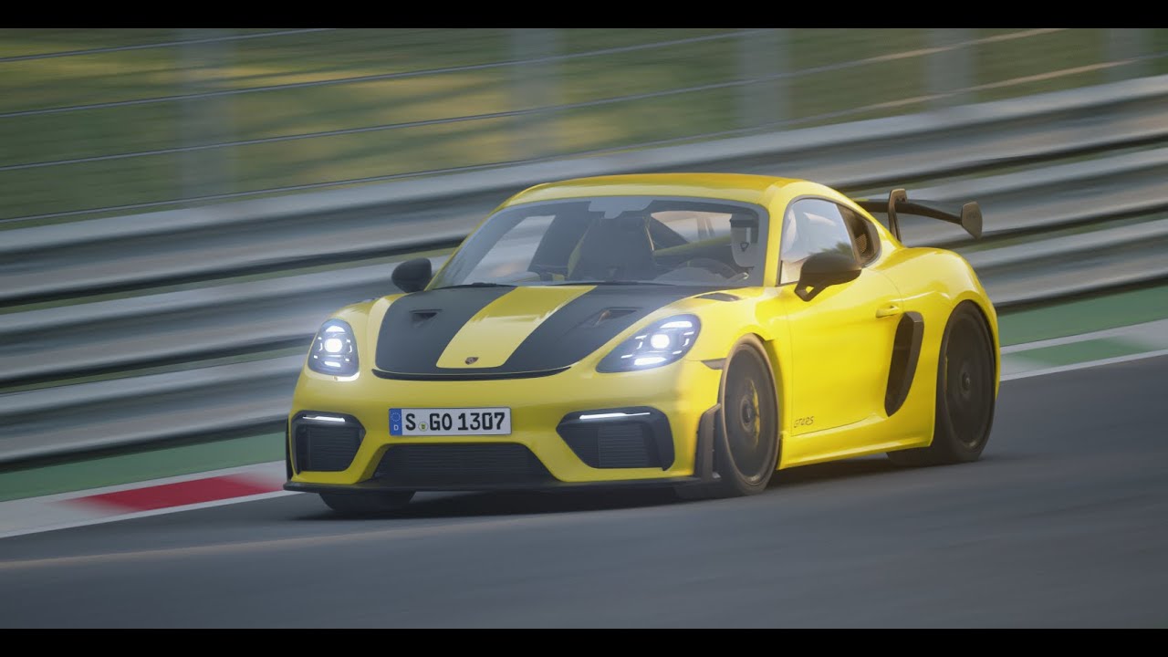 Assetto Corsa Porsche GT4 RS Weissach Package on Monza