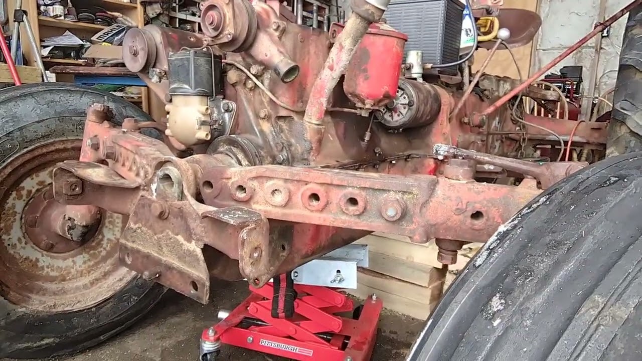 8N ford oil pan and front end