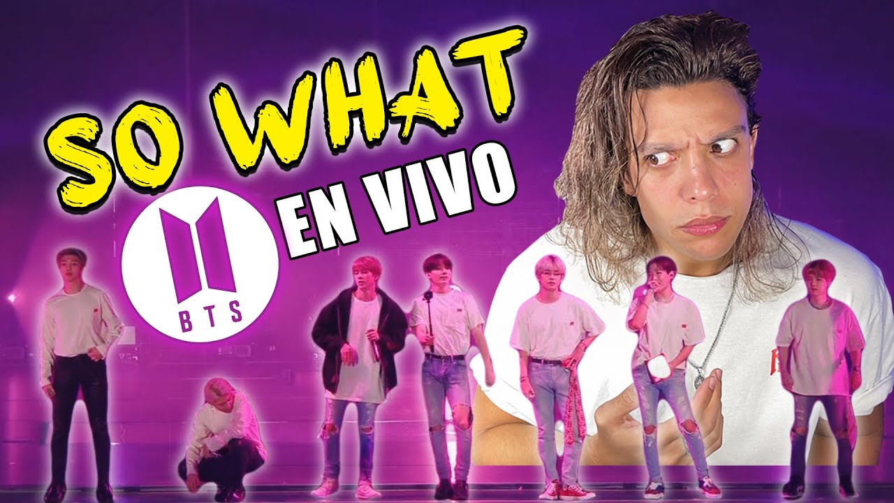 FIESTA EDM CON BTS | Reacciono a SO WHAT - BTS (en vivo) por PRIMERA VEZ | Fede Sicaro