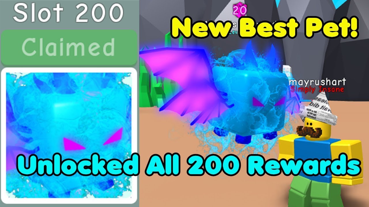 Unlocked All 200 Atlantis Rewards! Got Atlantis Overlord! Max Level & Enchant - Bubble Gum Simulator