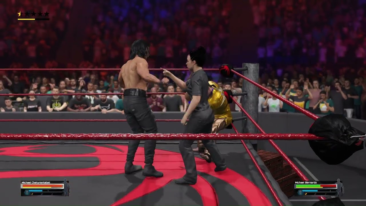 WWE 2K25:  WMAC:  Season 2: Episode 231:  Fight 9:  Wizard v Turbo