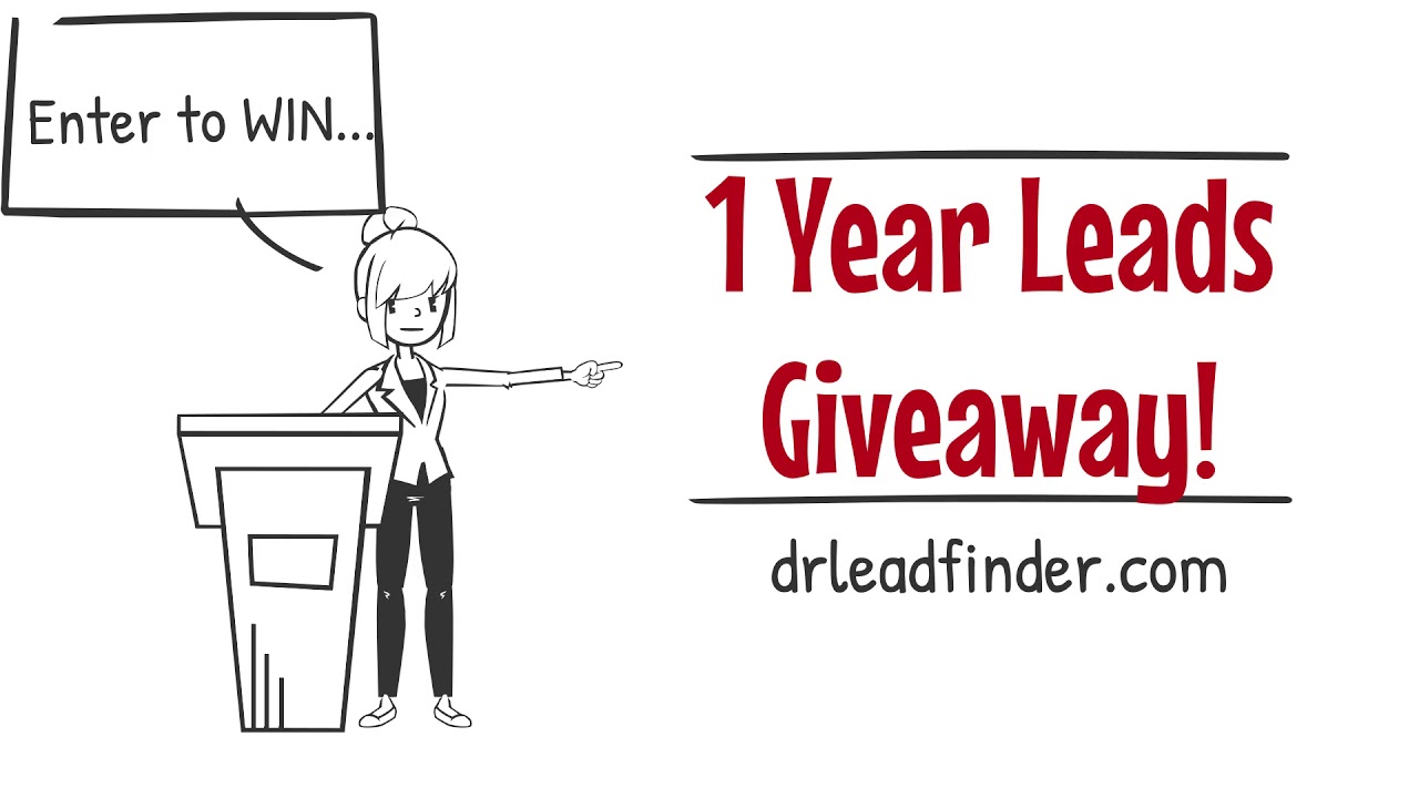 1 Year Free Leads Giveaway Contest!