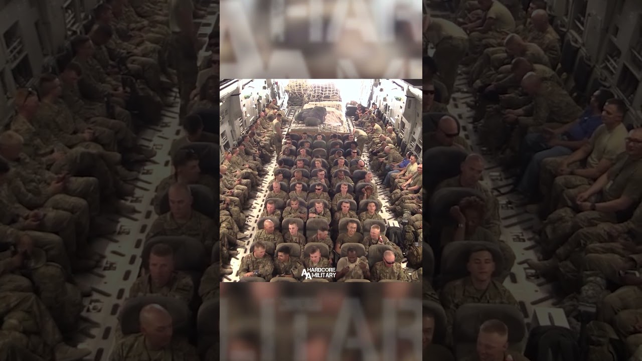 C-17 Globemaster bus USCENTCOM Troops | Bright Star EGYPT