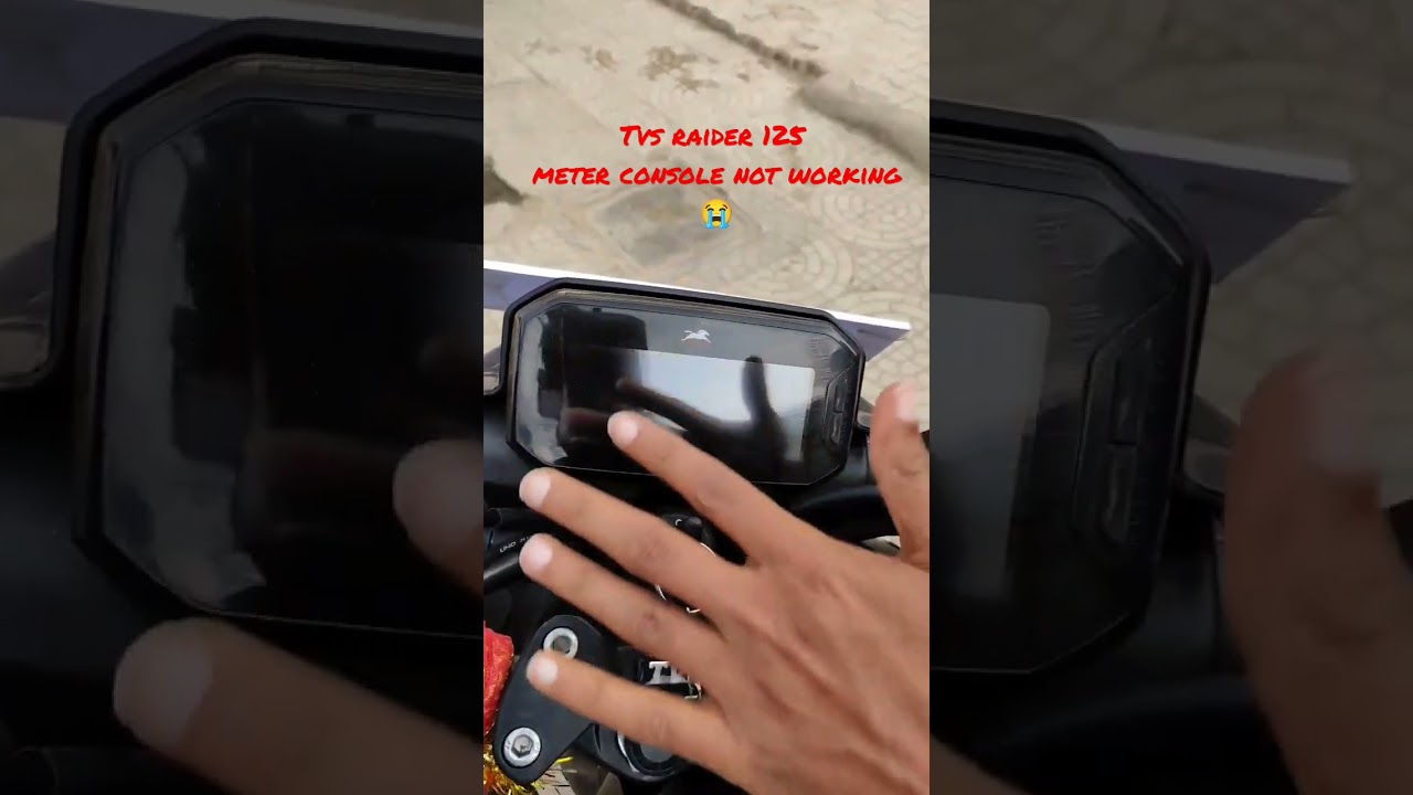 TVS raider 125| How to check meter console not working 😭🏍️ #2023  #bikelover #raider#tvs #tech #yt