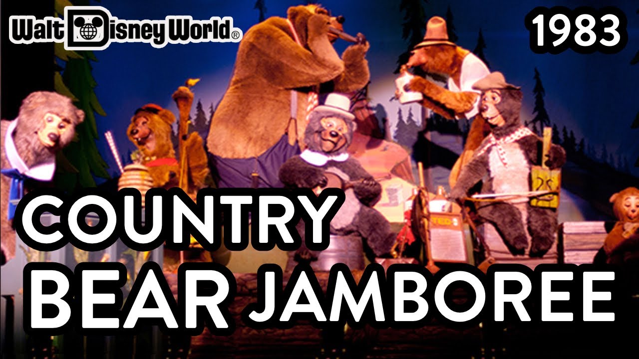Country Bear Jamboree Original 1983 #magickingdom #CountryBearJamboree
