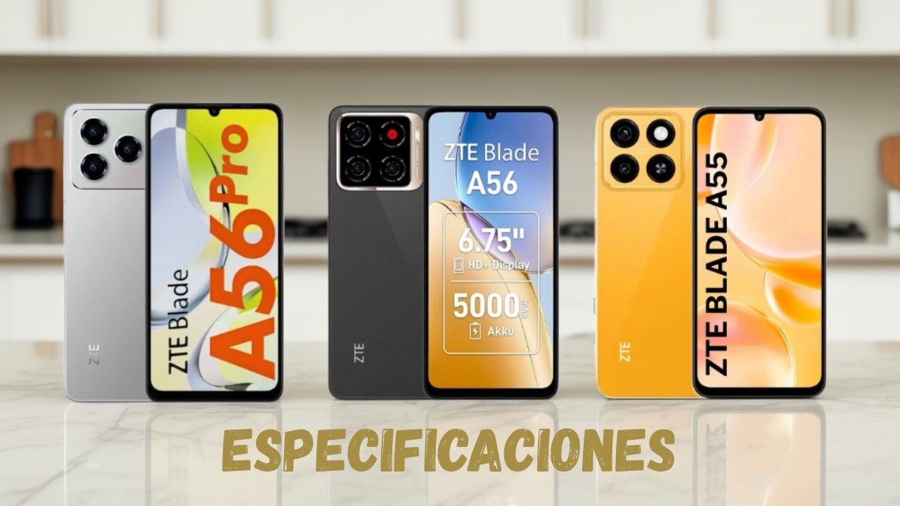 ZTE BLADE A56 PRO - ZTE BLADE  A56 - ZTE BLADE A55 ESPECIFICACIONES